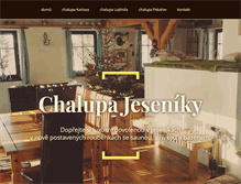 Tablet Screenshot of chalupajeseniky.com